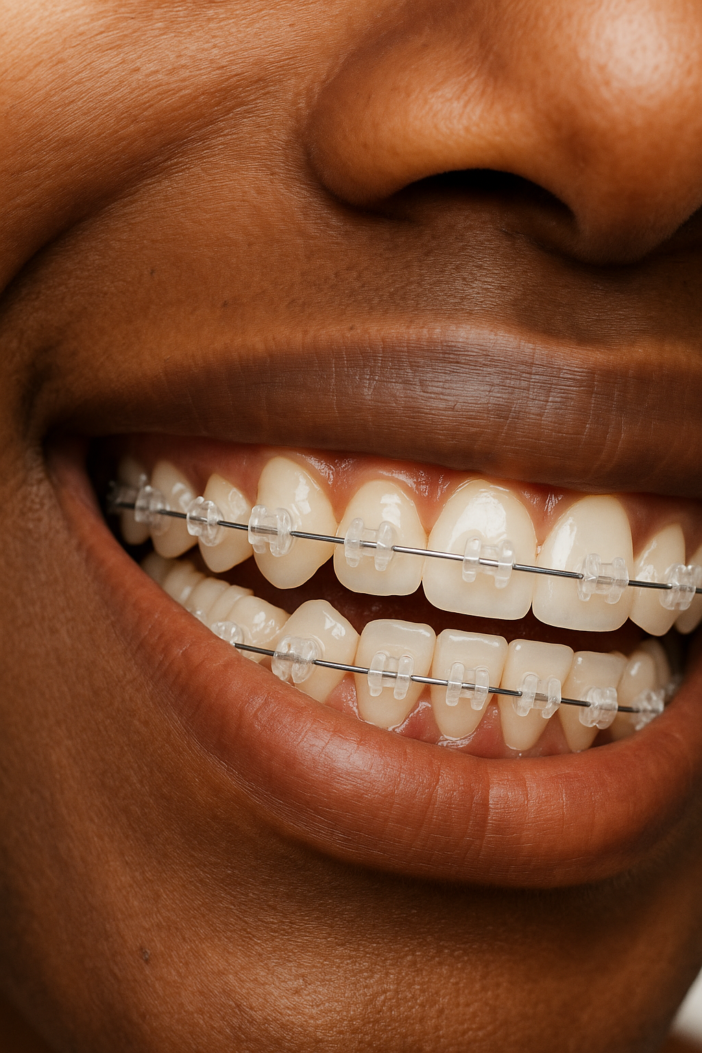 Ceramic Braces illustration
